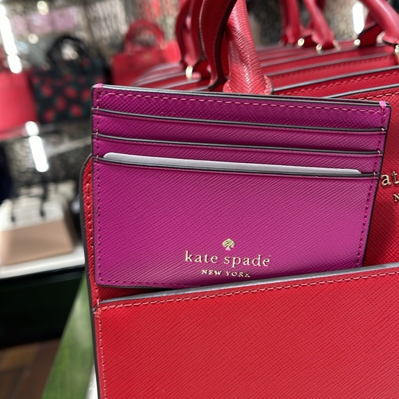 Kate Spade Schuyler Small Slim Card Holder
Baja Rose 
NWT - Picture 12 of 16